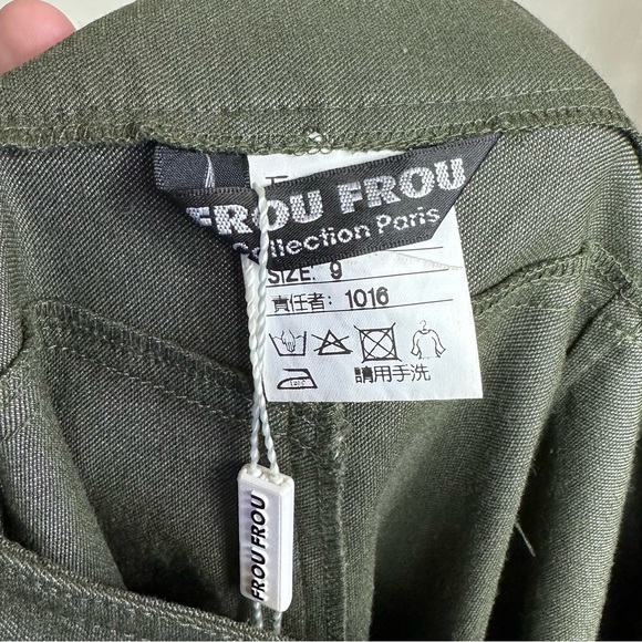 Frou Frou Collection Paris Green Beaded Sequined Modest Midi Stretch Skirt NWT 9 - Picture 6 of 8